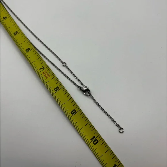 Millefiori Murano Glass Heart Pendant Necklace - Picture 9 of 10